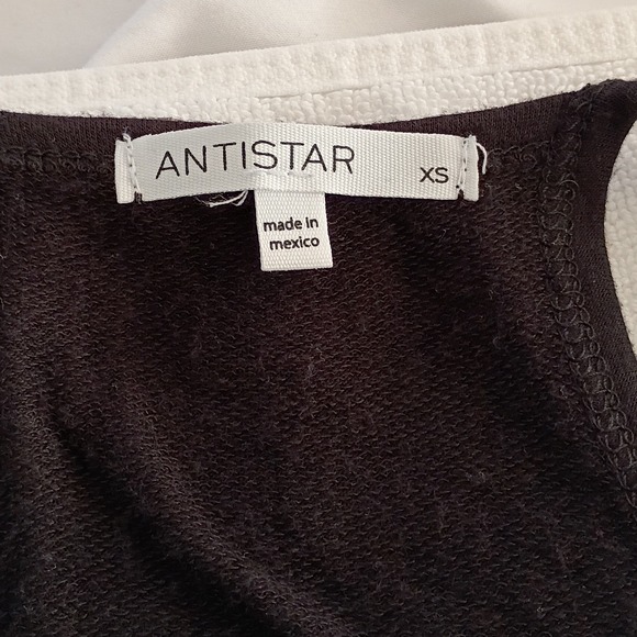 ANTISTAR‎ Black Spaghetti Strap Harem Jumpsuit M Made in Mexico - Picture 3 of 14